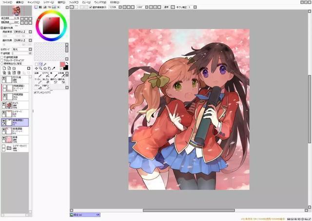 板绘sai伪厚涂上色,sai厚涂板绘人物