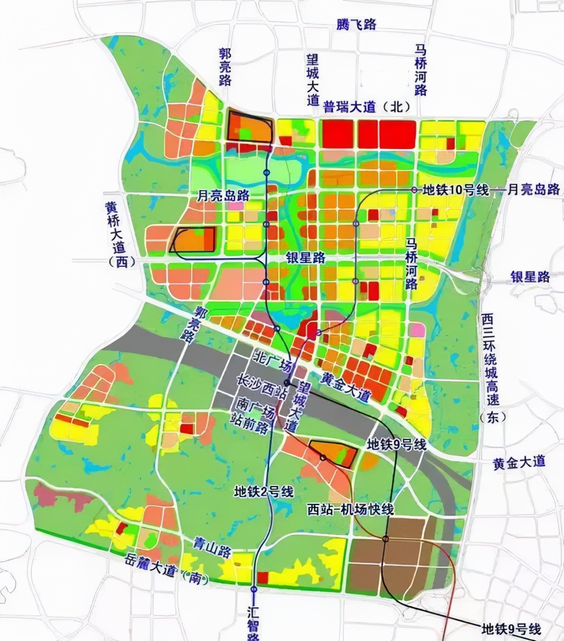 长沙市各区房价走势,长沙河西楼市特点