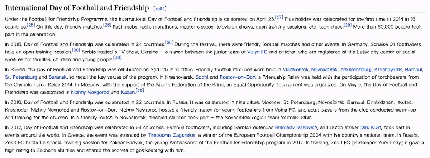 世界足球日来源,有关世界足球日的内容