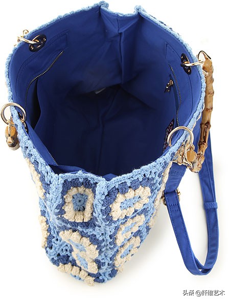 夏天适合女生背的钩针包包,给你推荐一款漂亮的钩针包包