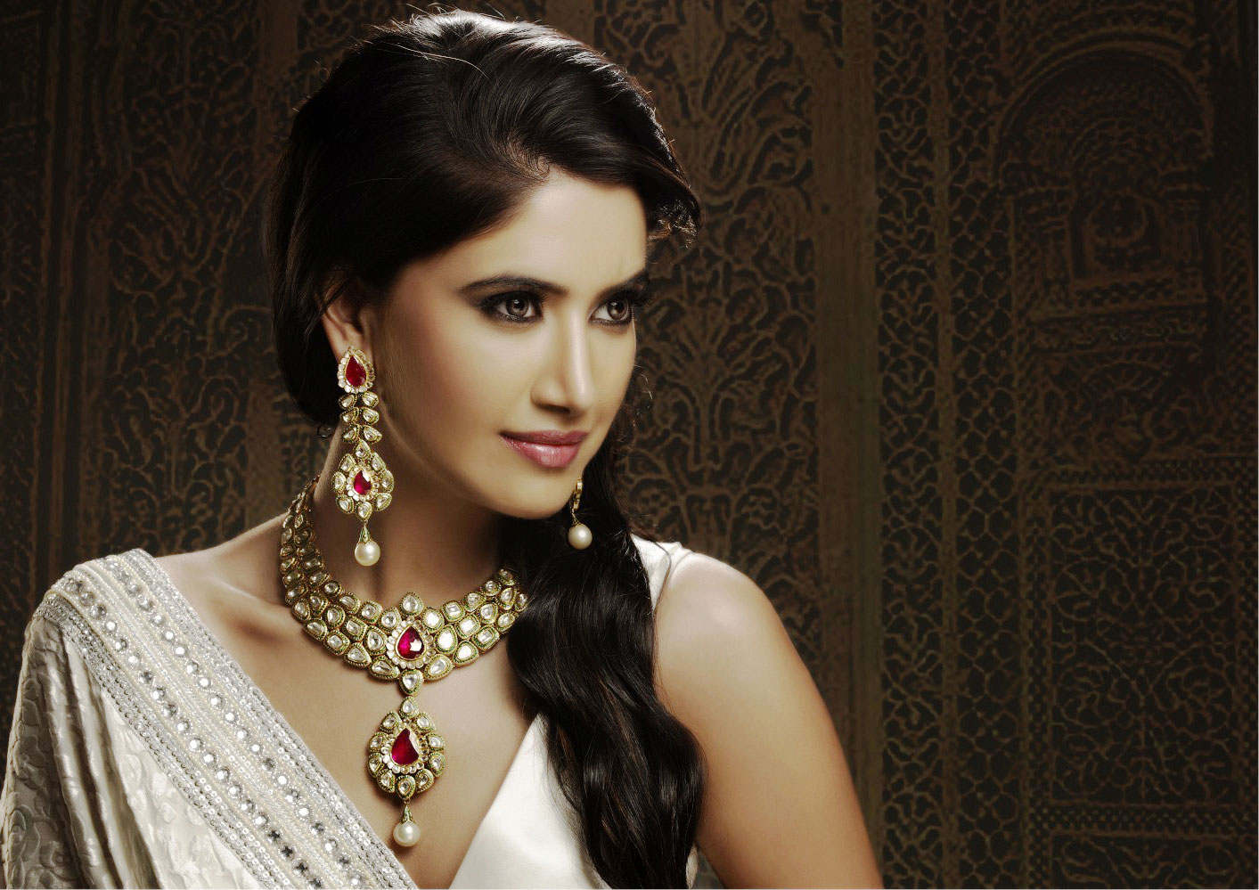 印度耳环首饰项链,印度首饰项链图片大全