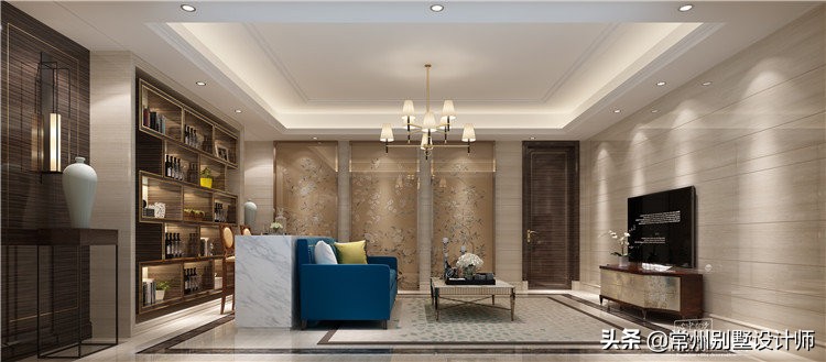 江苏小别墅装修中式风格,常州装修风格案例中式房子