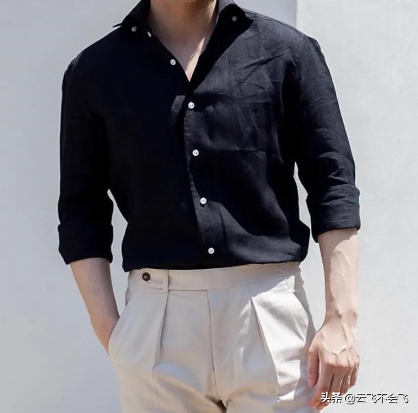 好一些的亚麻衬衫,轻奢小众高级感亚麻衬衫