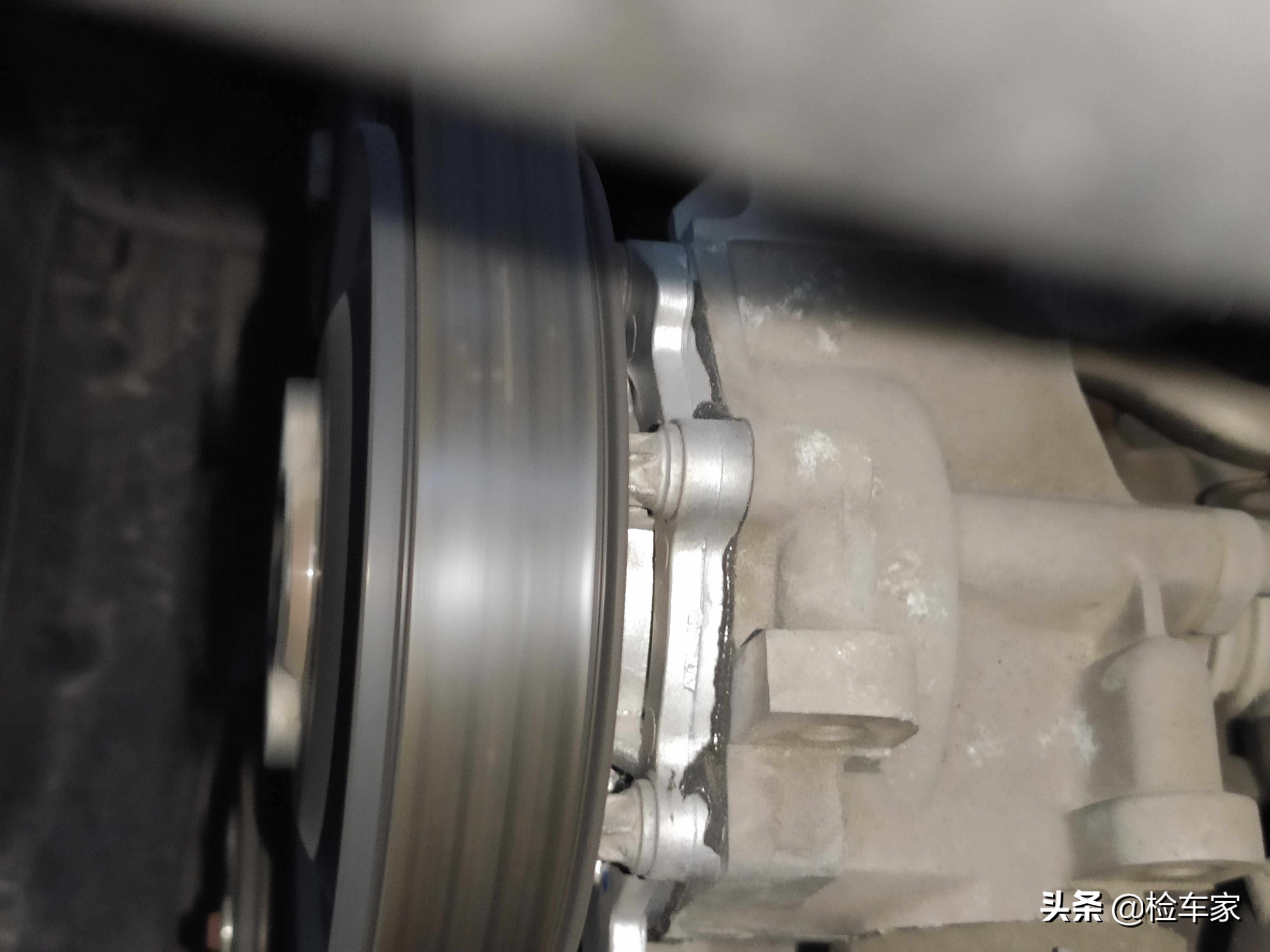 东北客户异地委托检测别克英朗，车尾焊接不敢买，客户：怕冻掉了