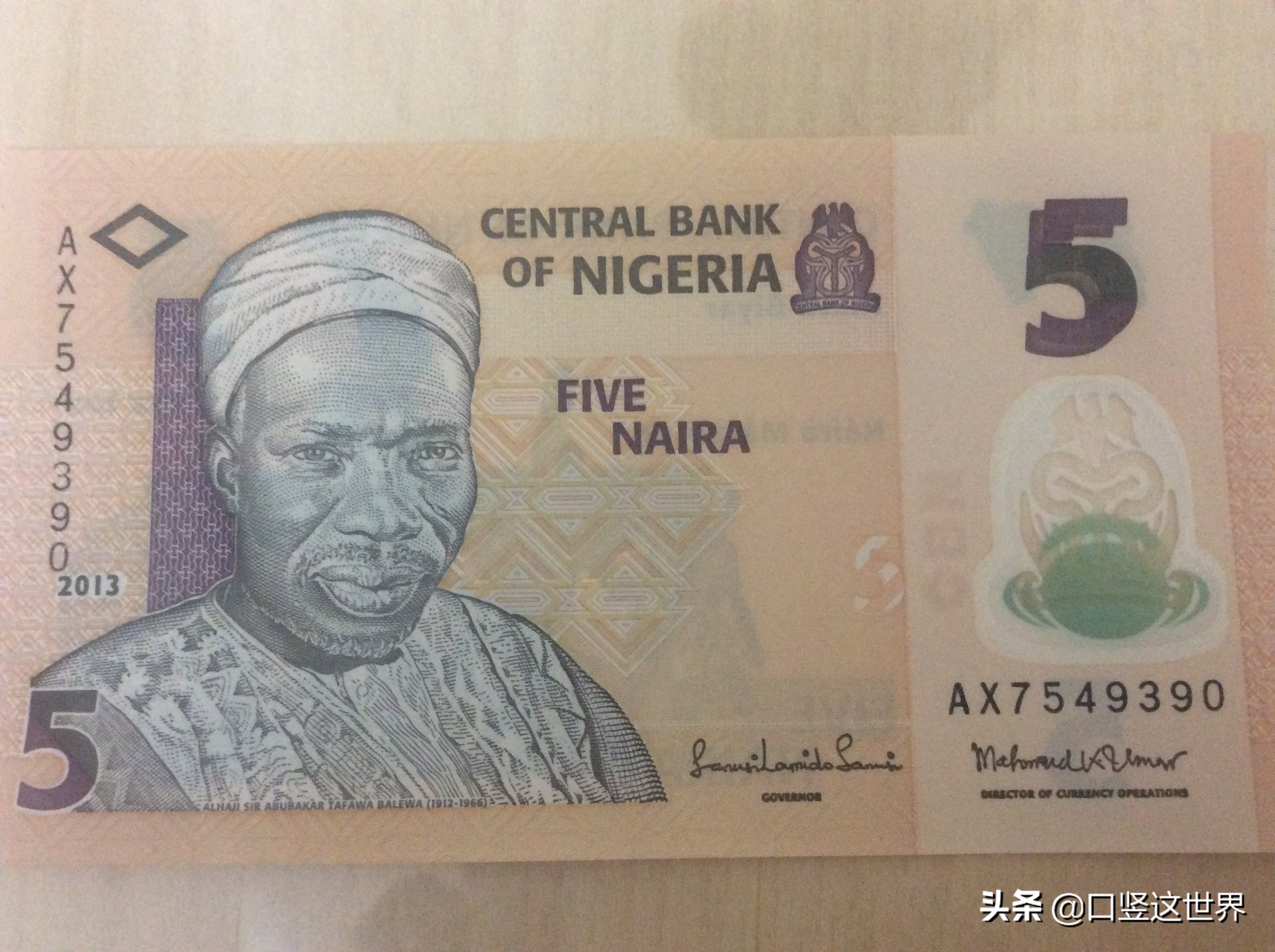 尼日利亚货币是塑料钞吗,尼日利亚塑料钞图片