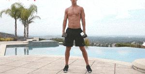 哑铃锻炼腹肌最快的方法图解,哑铃背部肌肉锻炼方法大全