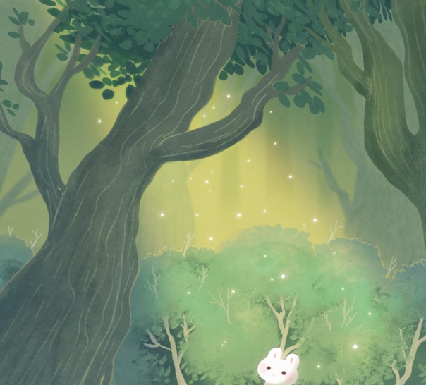 兔兔可爱插画,ayu日语