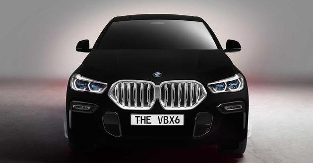 宝马x6全黑版夜间街拍,x6宝马最黑的车