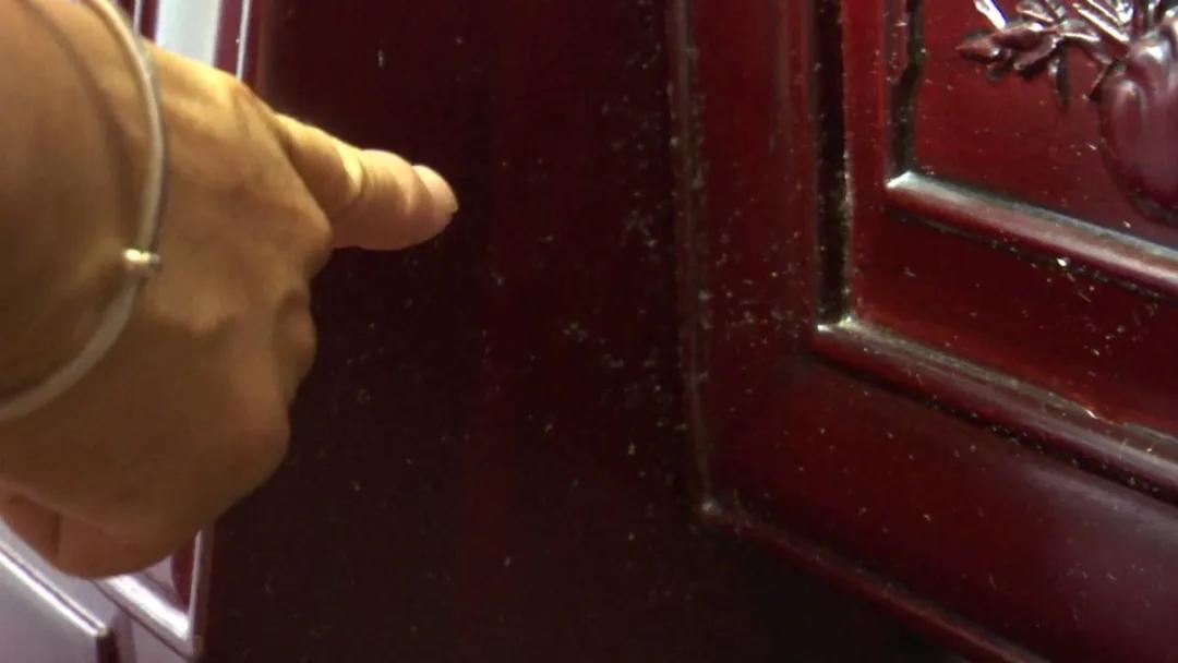 红木家具出现白色物质怎么处理,红木家具里有虫子怎么处理