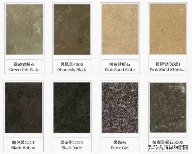 世界石材标准图谱电子书,常用石材品种名称大全图谱