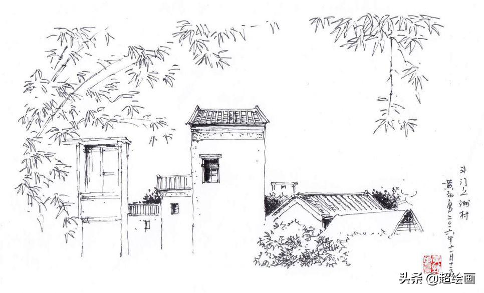 十大顶级钢笔画速写,钢笔速写100幅图片