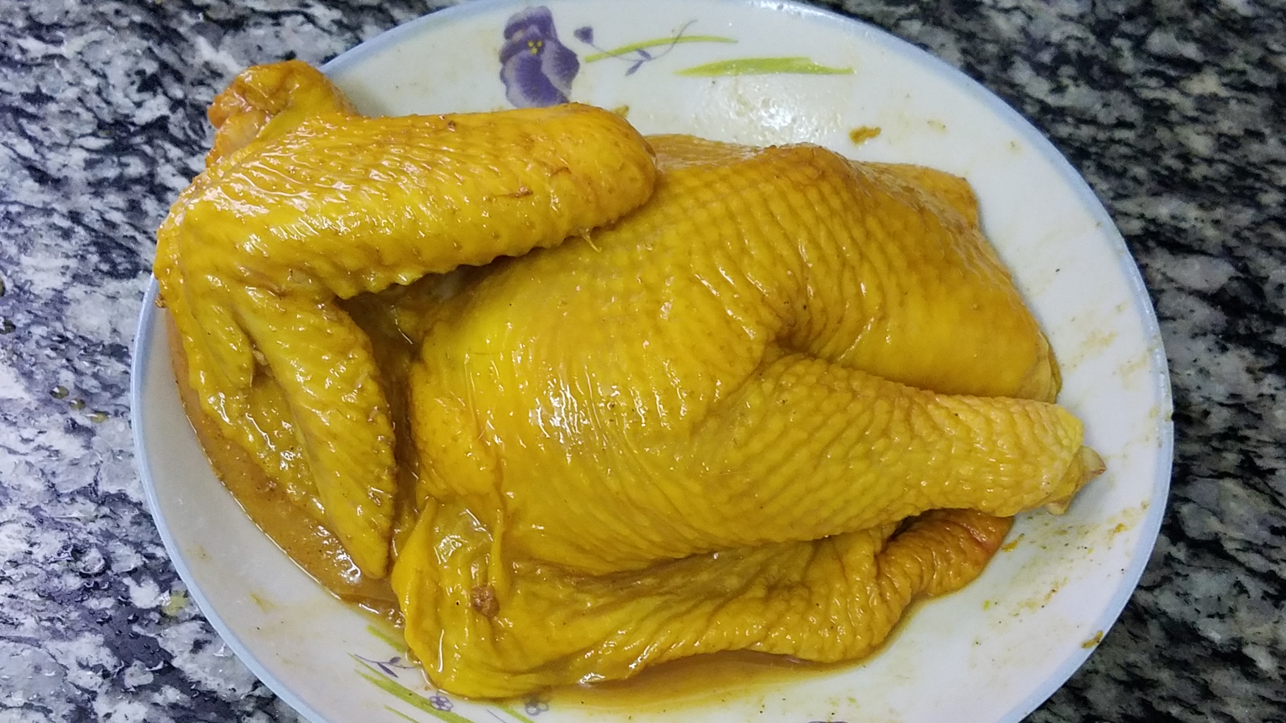 广东正宗的水煮盐焗鸡,广东用盐的盐焗鸡爪的正宗做法