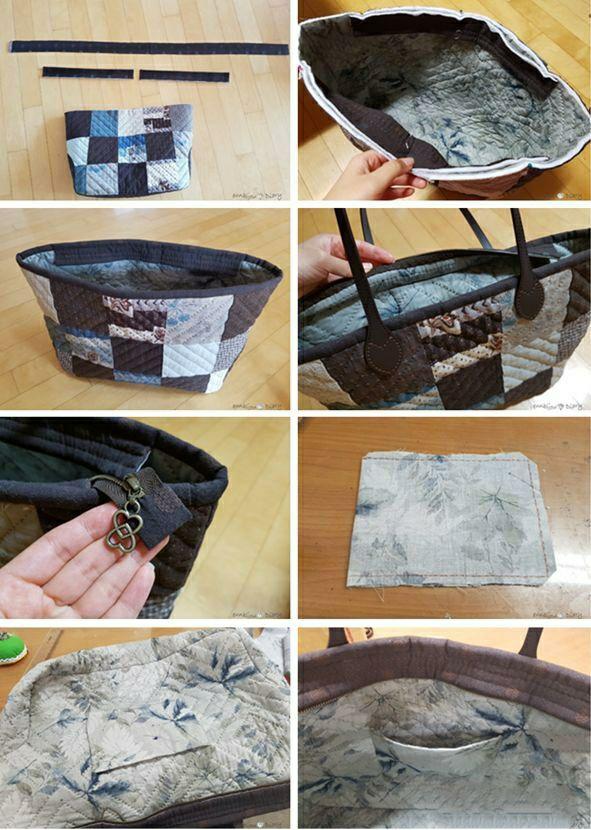 自己做布艺收纳包包,小布包收纳包怎么做