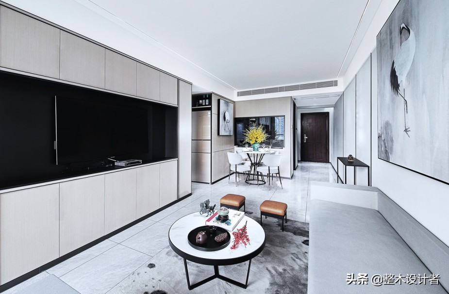 广州设计师设计的家极简风,设计师家的中式装修