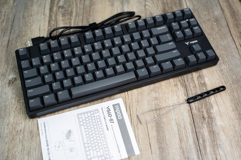 雷柏青轴机械键盘,雷柏v860-87青轴机械键盘评测