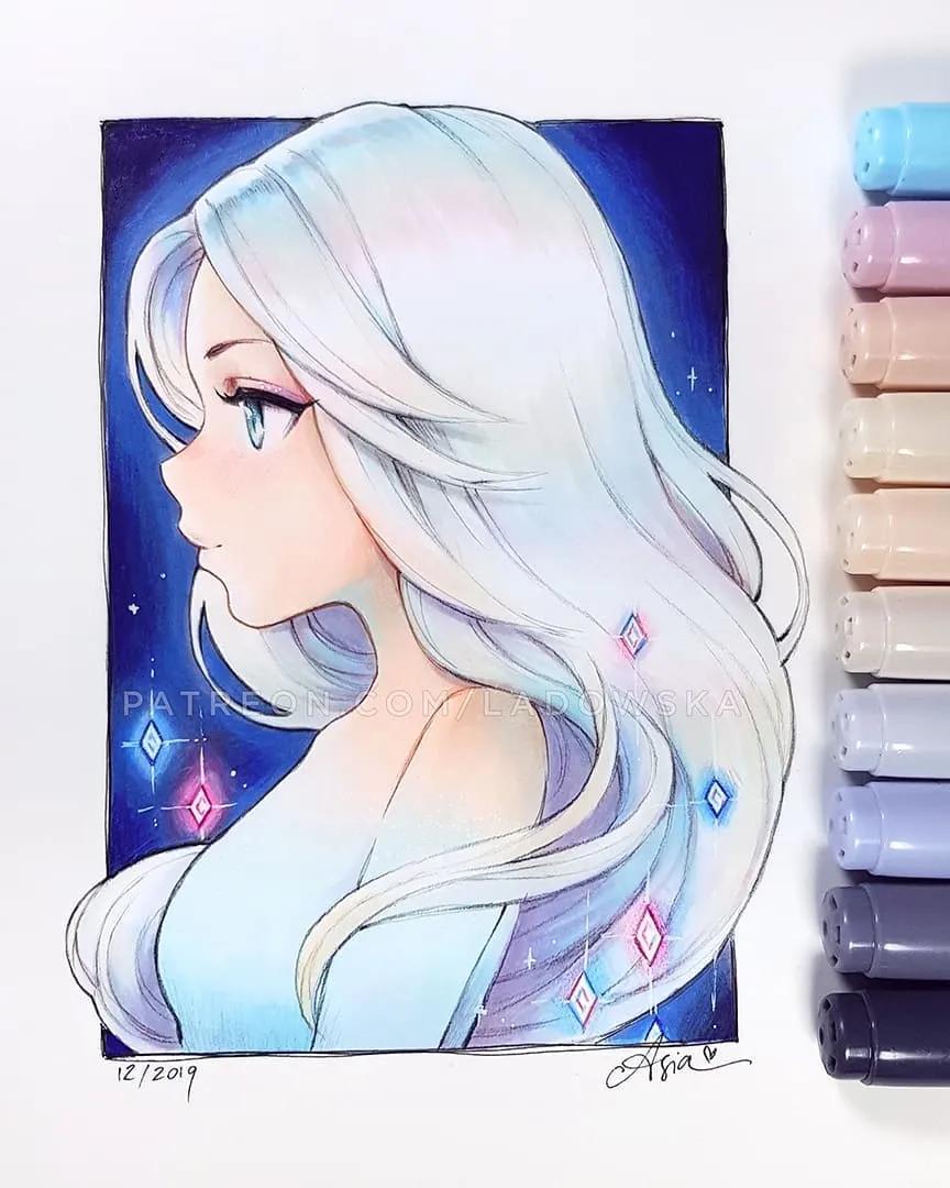 软萌可爱的动漫美少女怎么画,画可爱的动漫美少女特别简单