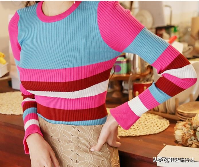 编织秋季毛线,春季毛衣编织教程简约款