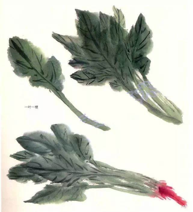 写意蔬果简单画法,国画蔬菜写意作品