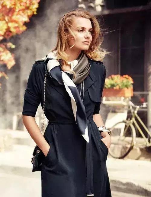 丝巾的时尚系法,丝巾的时髦戴法快来收藏学起来吧