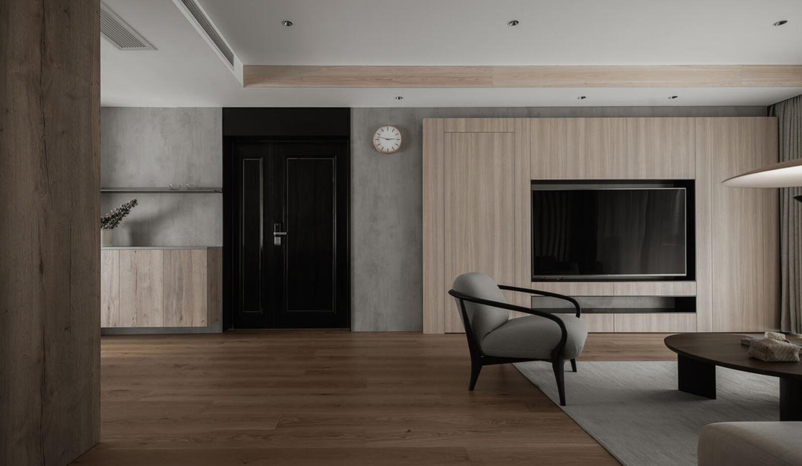 主卧过道型衣帽间设计,过道2.5米设计个衣帽间