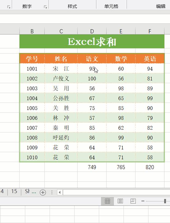 为什么excel求和求不了,为什么求和不显示求和数据