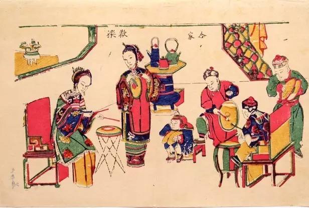 古画里除夕的传说与习俗，好看