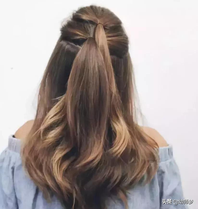 2款韩式时尚编发扎发详细教程,时尚编发扎发教程简单好看