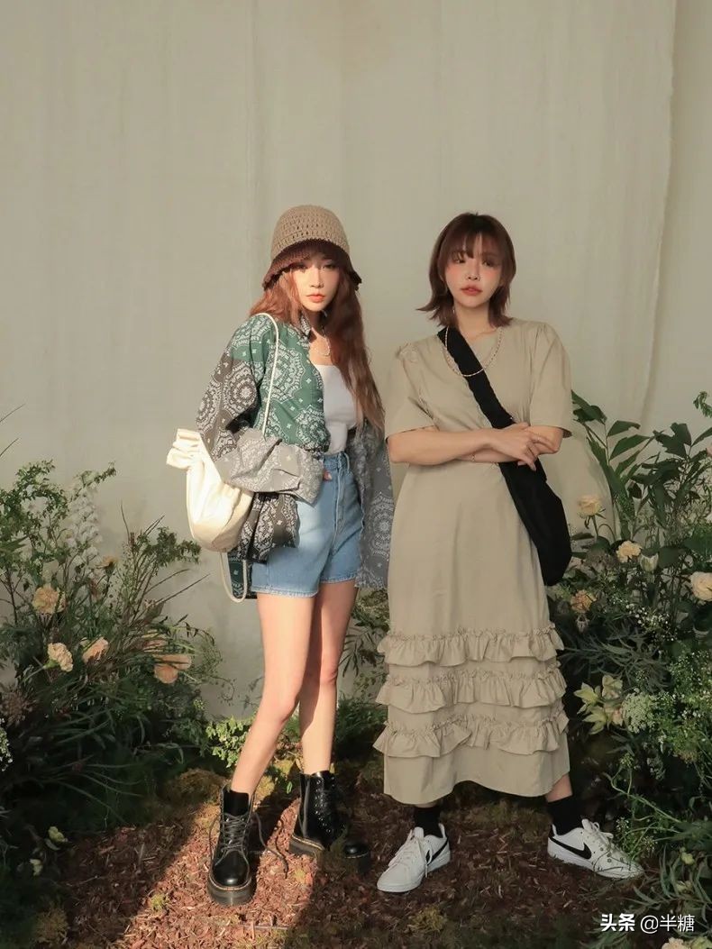 韩剧女主的穿搭连衣裙,韩剧女主穿条纹衬衫