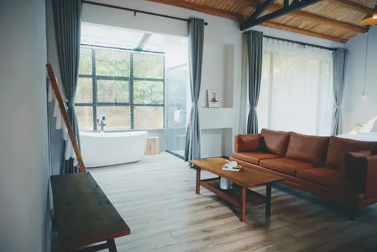 广州从化山野间隐奢桃源民宿，诗意野趣手作做个小木匠丨菁木山舍