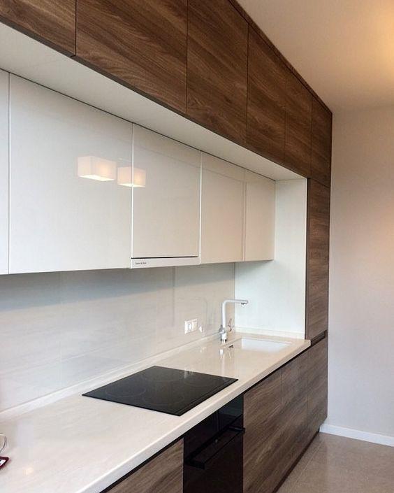 2.6米层高厨房吊柜收纳布局,厨房吊柜高低组合