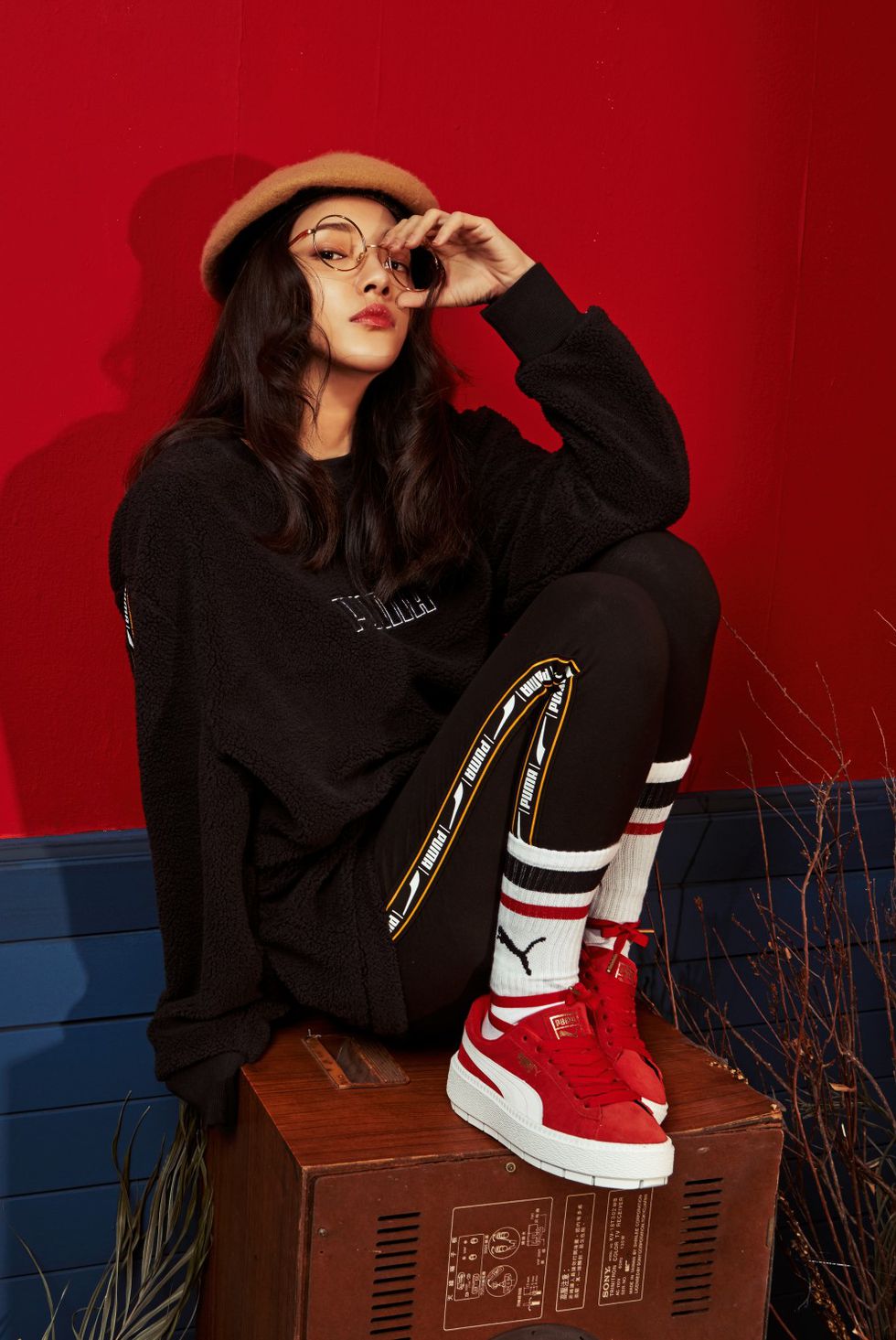 puma联名复古款,puma彪马男女同款复古经典休闲版