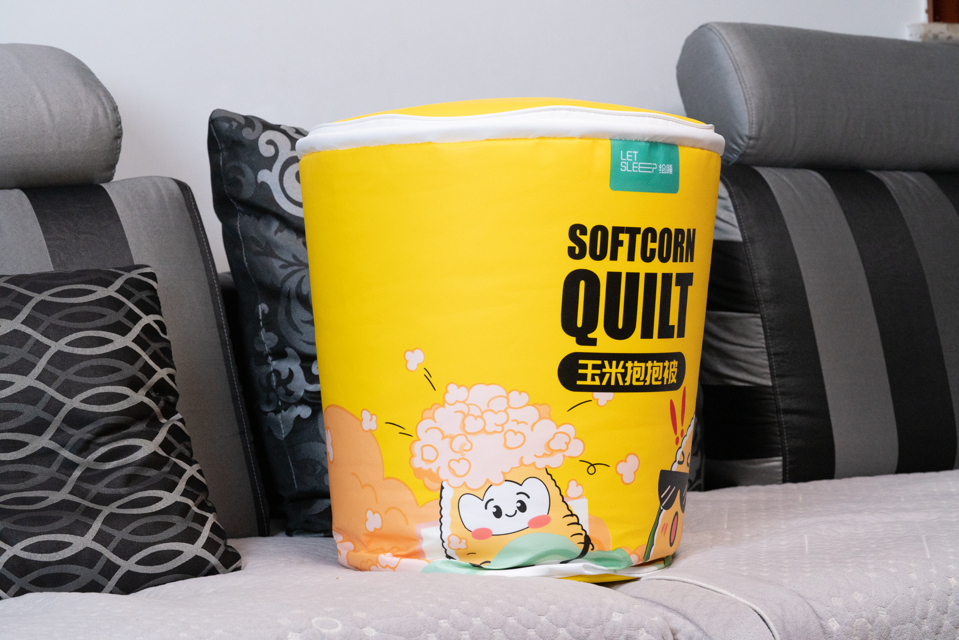 秋天的第一份温暖来自被窝-绘睡玉米抱抱被体验