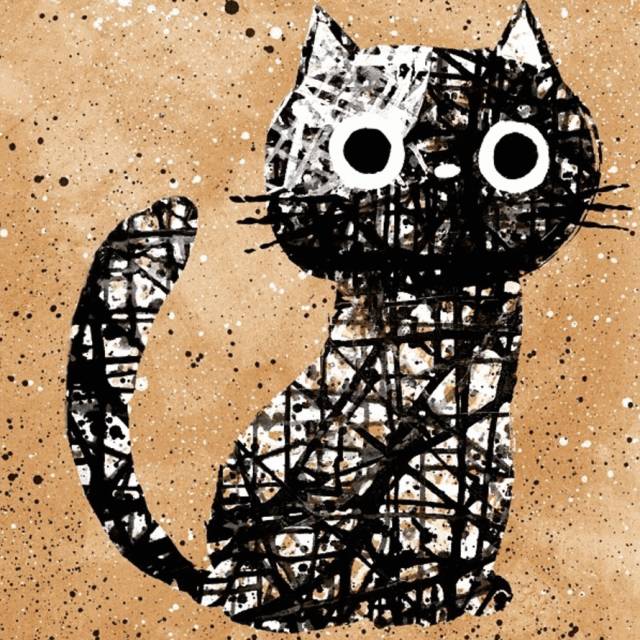 姑娘1天画1只猫坚持了100天 (坚持画猫100天的姑娘太有才了)