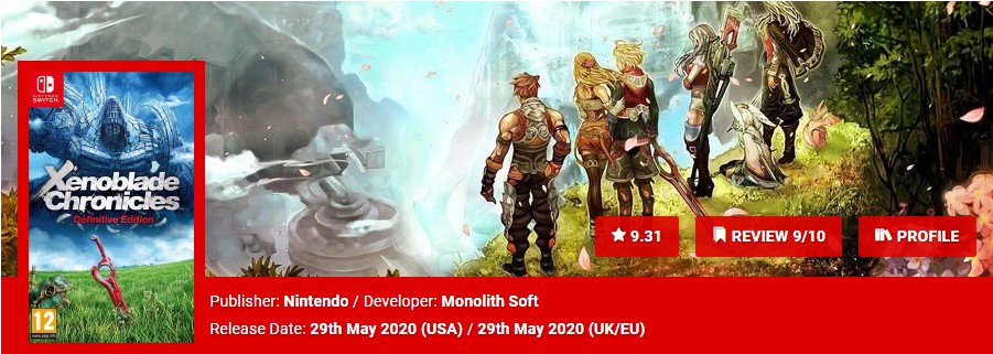 外媒游戏年末大盘点:原神十佳RPG,异度神剑NS排名第一