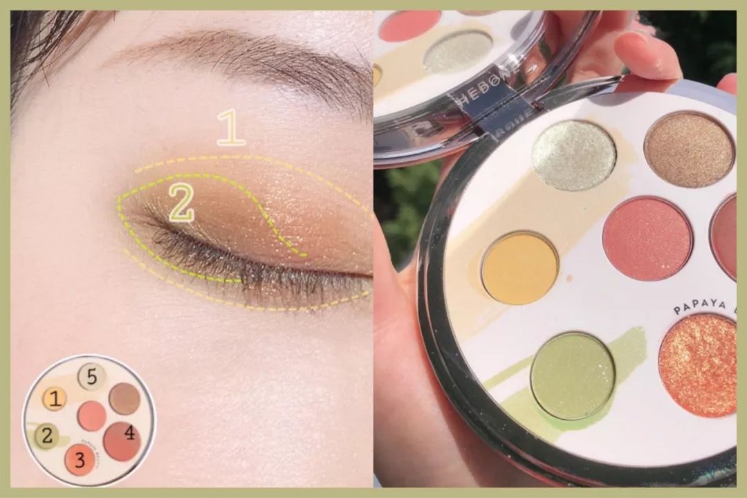 黑黄皮牛油果绿试色,清透显白裸色