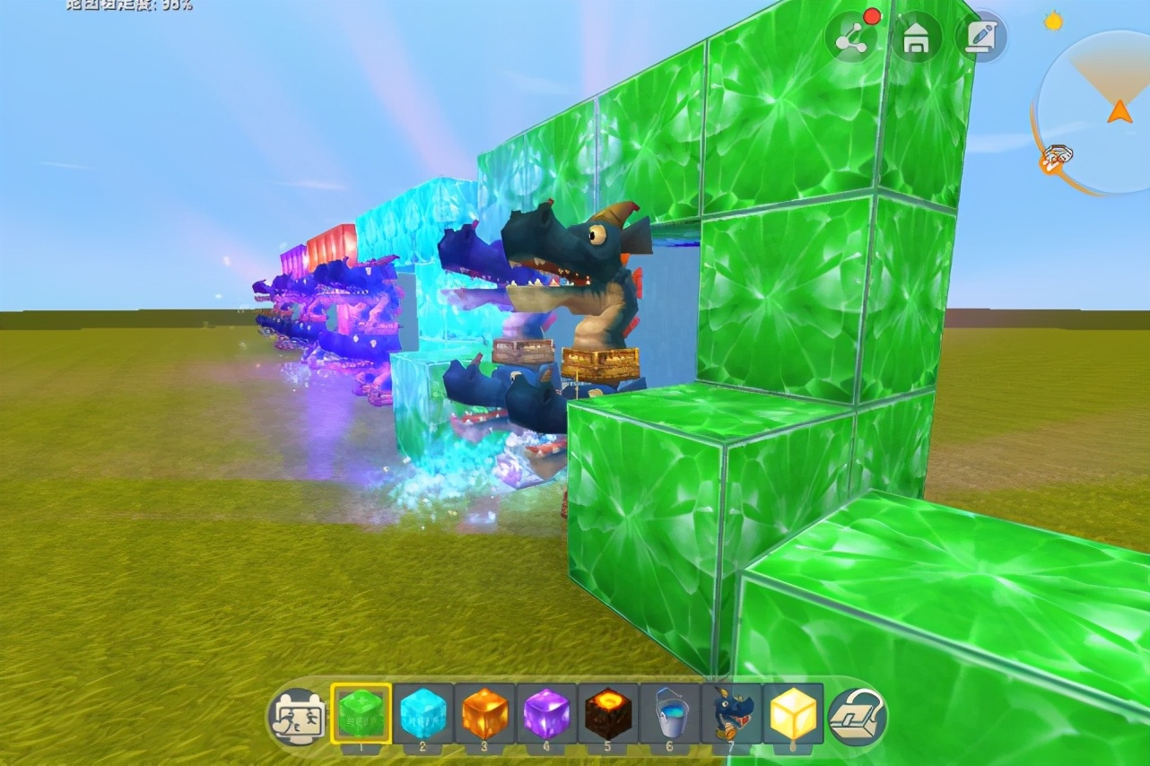 迷你世界怎样做喷火龙头,迷你世界怎样用触发器制造黑龙