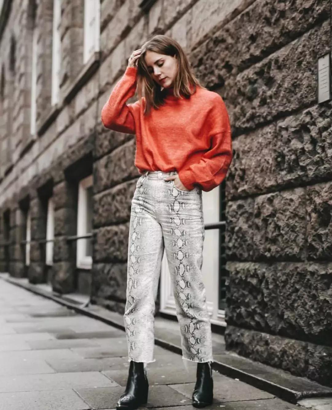 小众印花穿出时髦感,印花气质高级感