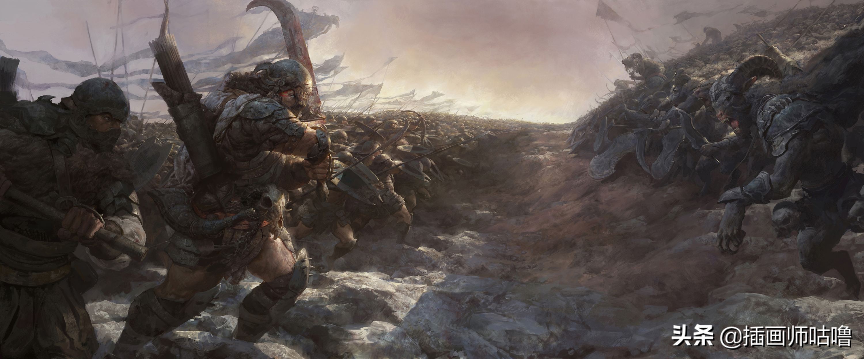 蜀山、剑侠情缘主笔，厚涂风插画艺术家、游戏概念设计师钟风华