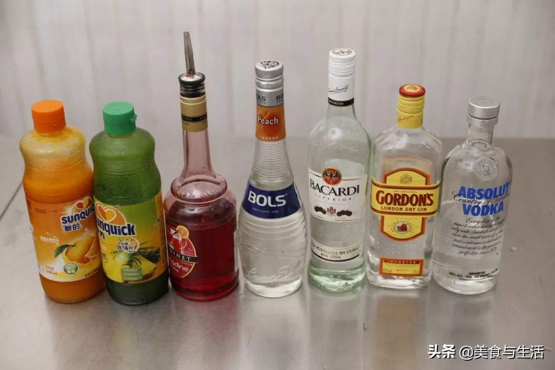 鸡尾酒调制配方大全330ml,无酒精鸡尾酒调制配方大全家庭版