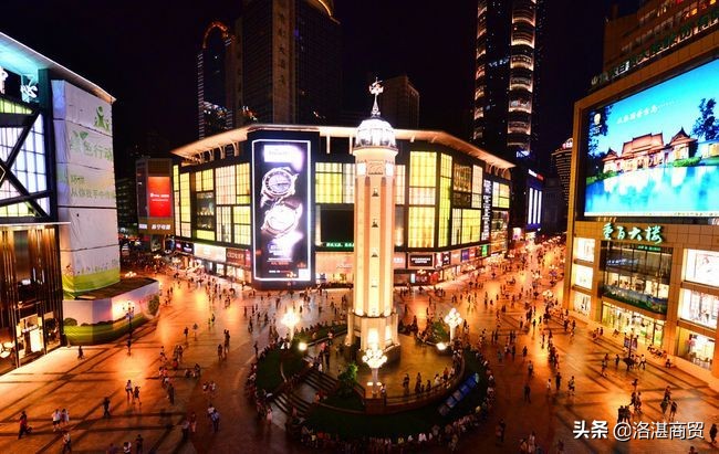 重庆步行街排名解放碑步行街,重庆十大步行街