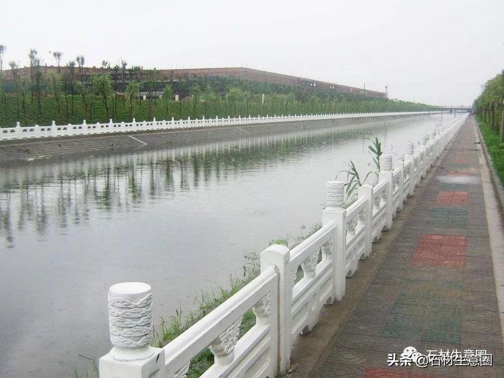 g682花岗岩河道栏杆,湖南河道花岗岩石栏杆