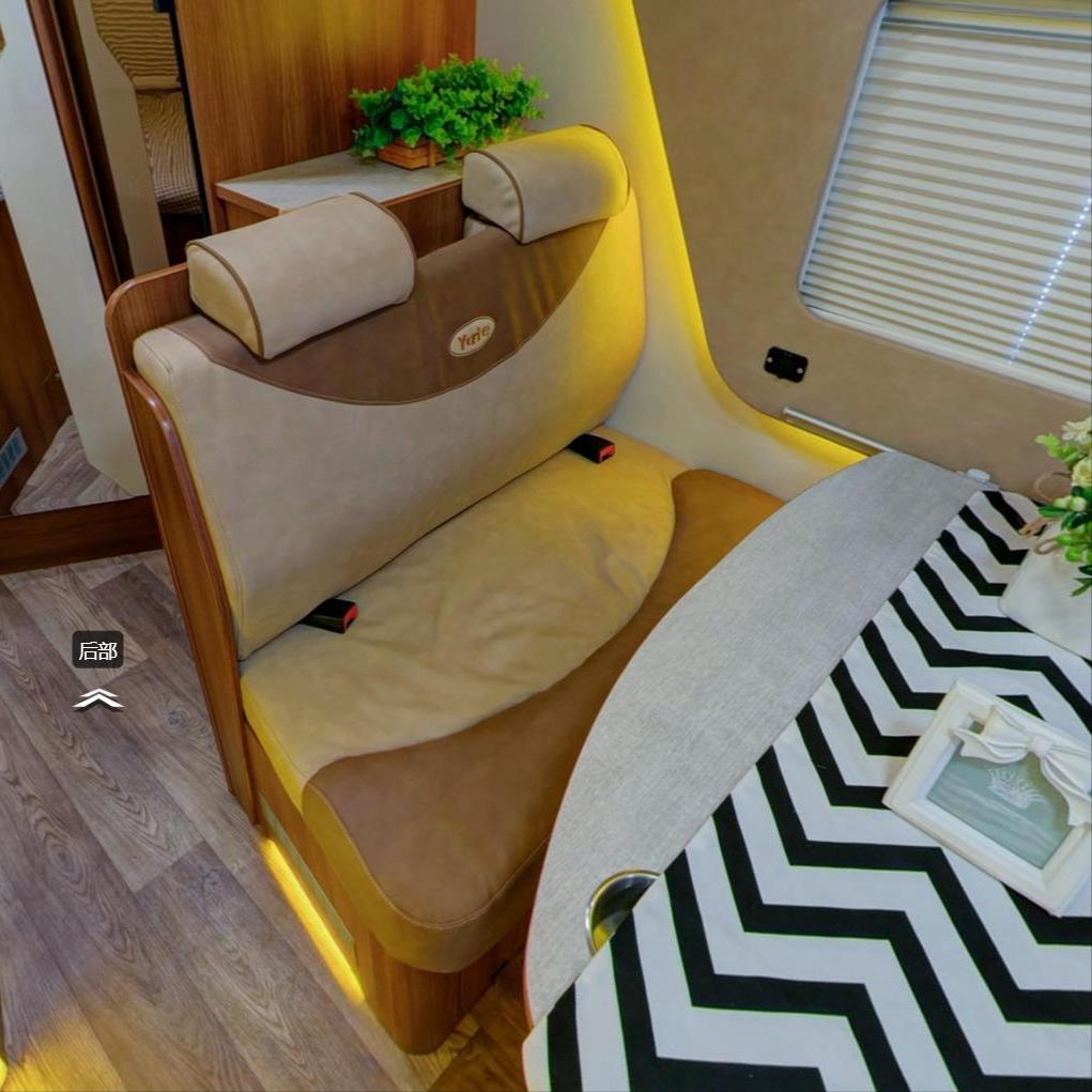 房车卡座座椅尺寸,房车卡座沙发区