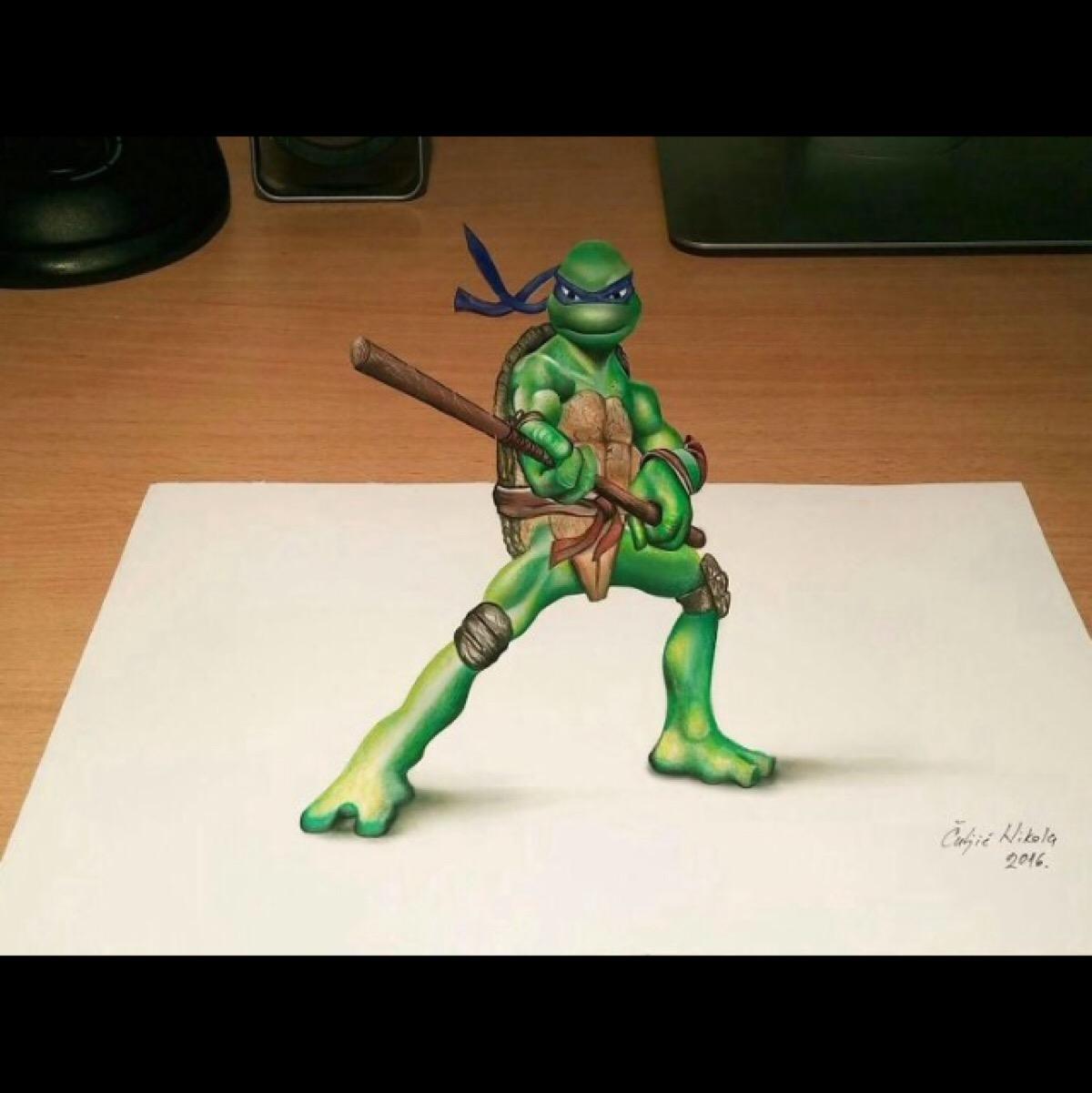 大开眼界,终于知道什么是3D绘画了,太惊喜了