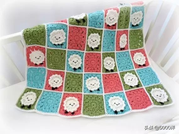 编织宝宝毯教程,编织漂亮婴儿卡通毯子