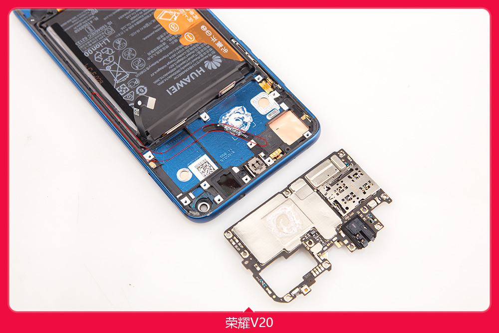 荣耀v20拆机标b是高配吗,荣耀v20拆机讲解