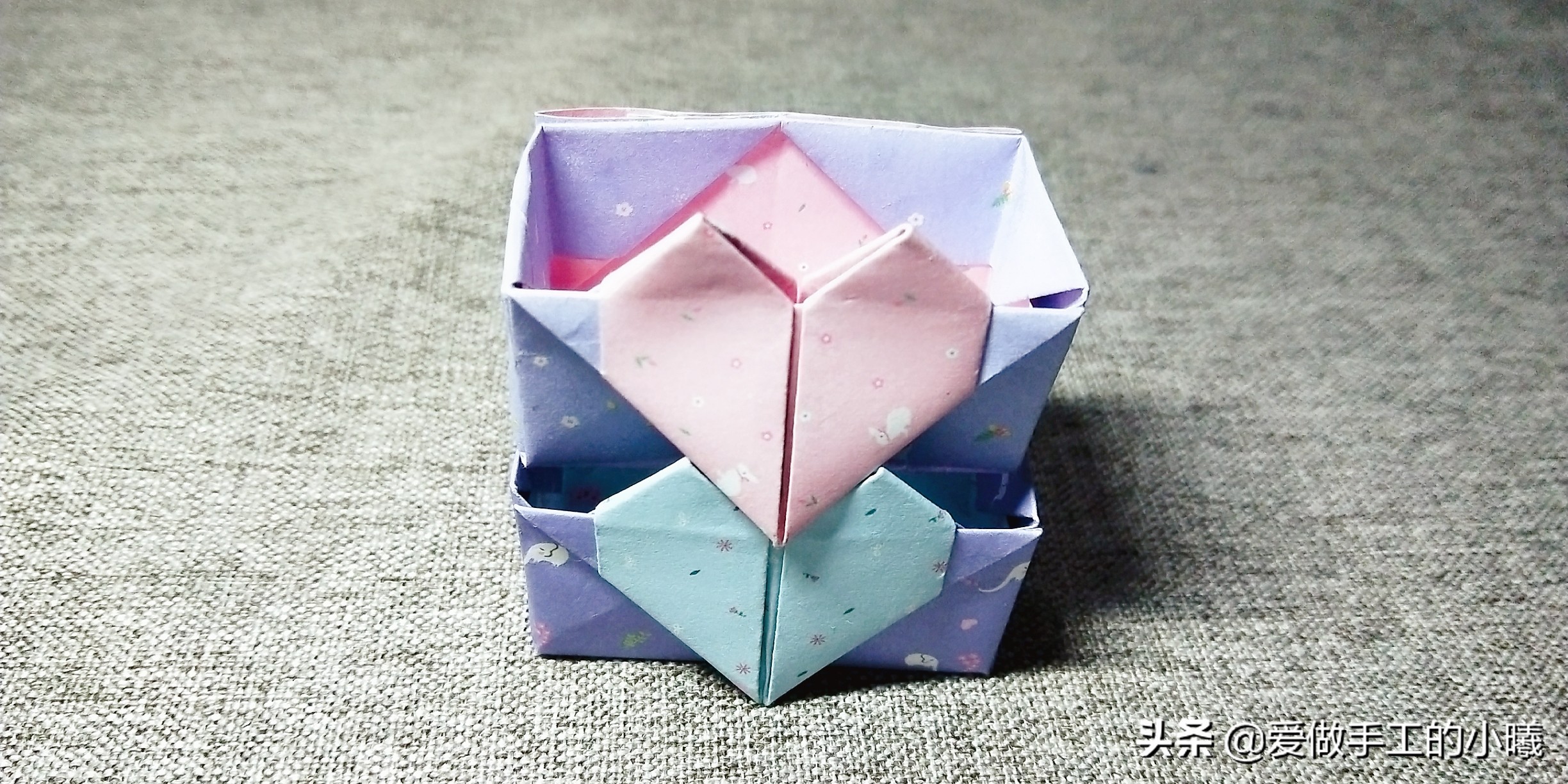 爱心形的收纳盒免打孔壁挂,爱心收纳盒教程有盖子麻绳