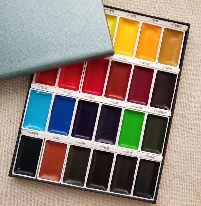 分享一组好看的小清新水彩插画,不来看看简单水彩小插画的教程吗