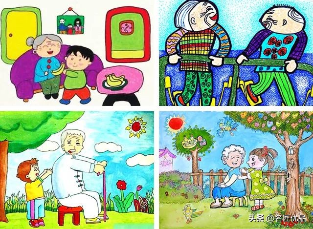 彩纸手工制作立体重阳节,九九重阳节贺卡剪纸