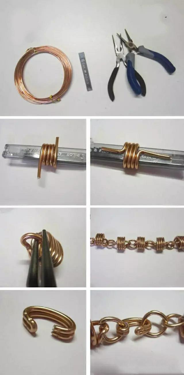 传统手工绕丝首饰教程,自己做古代的首饰简单方法教程