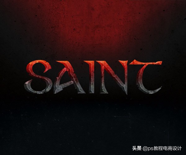 ps气泡光感字体效果教程,ps火焰字效果制作教程